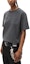 Shop 亚历山大王灰色压纹标志男女同款圆领T恤. UCC12416980-94A