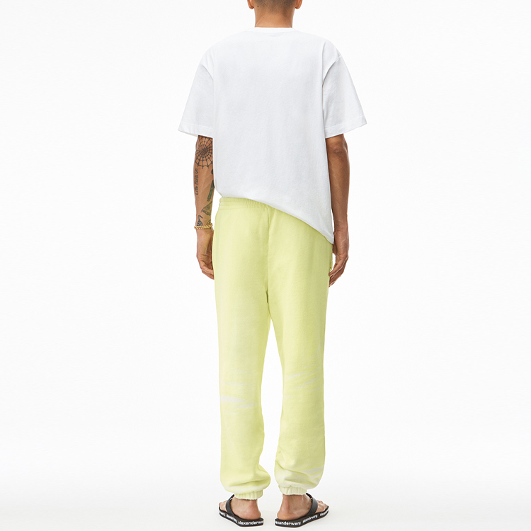 Shop Alexander Wang FW21 Casual Tie-Dye Joggers Unisex Light Neon UCC3214016-733