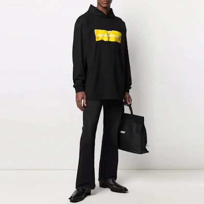 Alexander Wang FW21 雙標誌印花連帽衫 黑色 UCC2211001-001 Lookbook Alexander Wang FW21 雙標誌印花連帽衫 黑色 UCC2211001-001