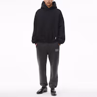 Lookbook Alexander Wang FW21 厚羊毛連帽衫 男女款 黑色 UCC3211472-001