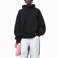 Sizing Alexander Wang FW21 厚羊毛連帽衫 男女款 黑色 UCC3211472-001