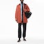 Lookbook Alexander Wang FW21 Plaid Denim Oversized Shirt Jacket Unisex Black Orange. UDC3212923-623