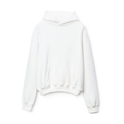Alexander Wang FW21 Unisex Oversized Hoodie White Long Sleeve Sweatshirt UCC3211472-100