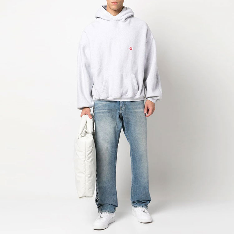 Shop Alexander Wang FW22 Apple Print Pullover Sweatshirt Unisex White UCC1231592-050