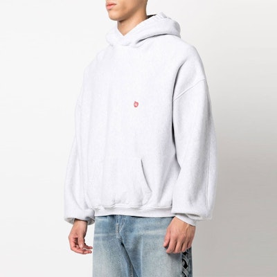 Alexander Wang FW22 Apple Print Pullover Sweatshirt Unisex White UCC1231592-050 Purchase Alexander Wang FW22 Apple Print Pullover Sweatshirt Unisex White UCC1231592-050