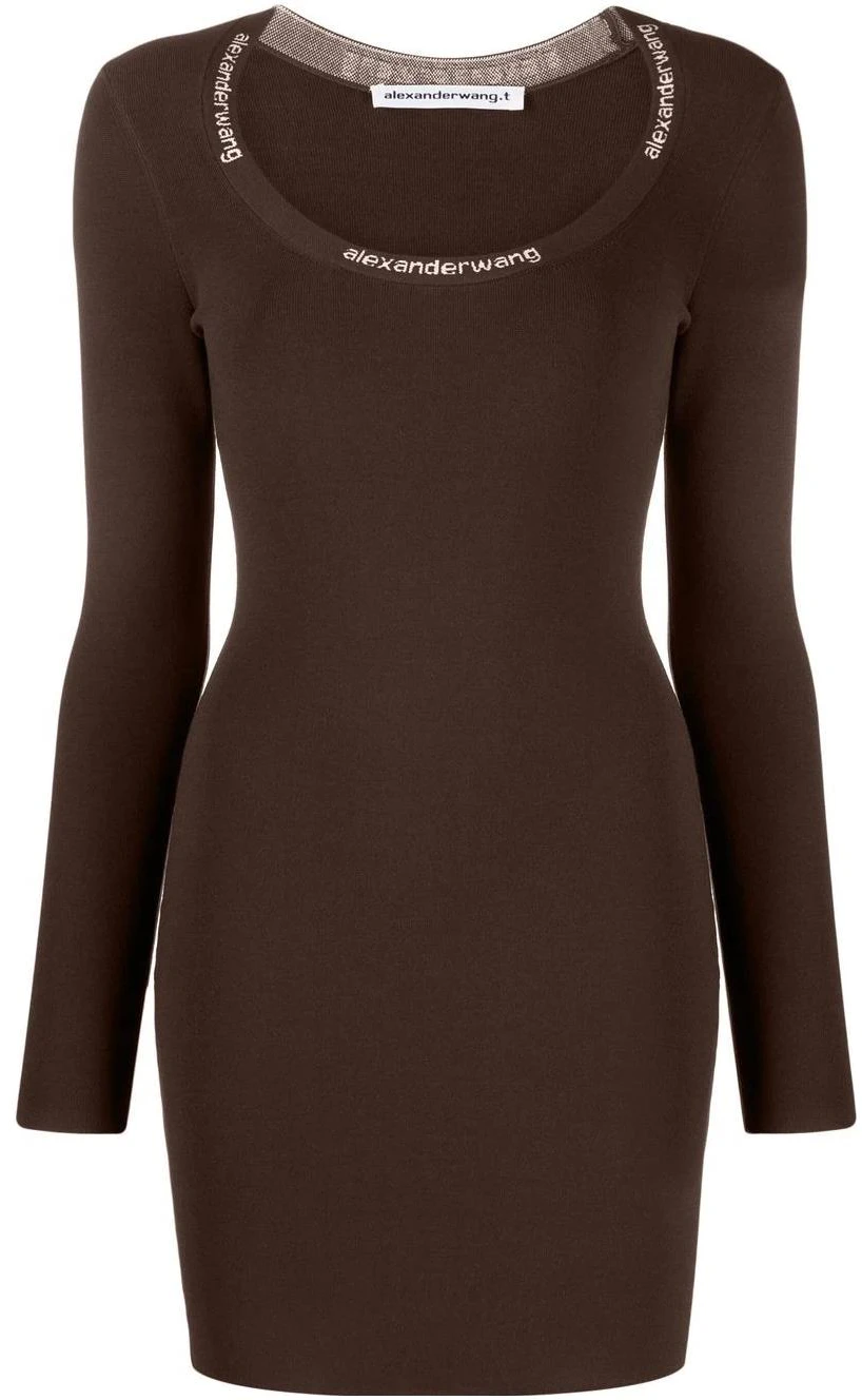 alexander-wang-fw-22-brown-long-sleeve-logo-trim-crewneck-dress-4-kc-4216032-204