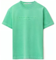 Alexander Wang FW22 Embossed Letters Unisex Cotton Crewneck T-Shirt Green UCC3221533-329 Alexander Wang FW22 Embossed Letters Unisex Cotton Crewneck T-Shirt Green UCC3221533-329