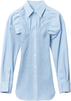 Alexander Wang FW22 Light Blue Slim-Fit Long Sleeve Shirt Dress 1WC3226488-450 Alexander Wang FW22 Light Blue Slim-Fit Long Sleeve Shirt Dress 1WC3226488-450