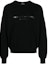 Order Alexander Wang FW22 Logo Print Crewneck Pullover Sweater Unisex Black UKC4221037-001