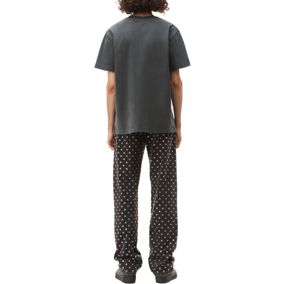 Lookbook Alexander Wang FW22 Logo Print Graphic Tee Unisex Dark Gray UCC4221554-011