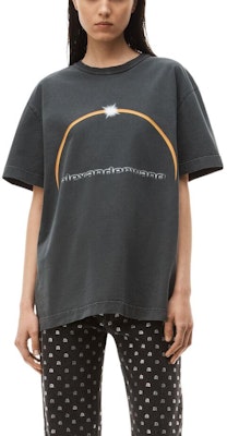 Alexander Wang FW22 Logo Print Graphic Tee Unisex Dark Gray UCC4221554-011 Purchase Alexander Wang FW22 Logo Print Graphic Tee Unisex Dark Gray UCC4221554-011