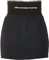 Order Alexander Wang FW22 藍色高腰迷你裙搭配標誌吊帶細節 1WC3225236-409