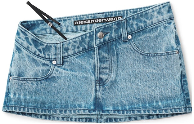 Alexander Wang FW22 Solid Denim Mini Skirt Blue - Perfect Date Outfit 4DC4225270483 Lookbook Alexander Wang FW22 Solid Denim Mini Skirt Blue - Perfect Date Outfit 4DC4225270483