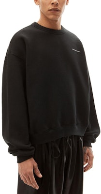 알렉산더 왕 FW22 벨루어 로고 크루넥 풀오버 유니섹스 블랙. UCC2221530-001 Purchase 알렉산더 왕 FW22 벨루어 로고 크루넥 풀오버 유니섹스 블랙. UCC2221530-001