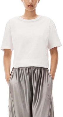 Alexander Wang FW23 Foam Logo Oversized Unisex Crewneck T-Shirt. 4cc3221357 Lookbook Alexander Wang FW23 Foam Logo Oversized Unisex Crewneck T-Shirt. 4cc3221357