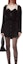 Lookbook Alexander Wang FW23 Camisa Larga Holgada de Manga Larga Vestido Negro 4WC4236229-001