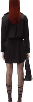 Alexander Wang FW23 Camisa Larga Holgada de Manga Larga Vestido Negro 4WC4236229-001 Shop Alexander Wang FW23 Camisa Larga Holgada de Manga Larga Vestido Negro 4WC4236229-001
