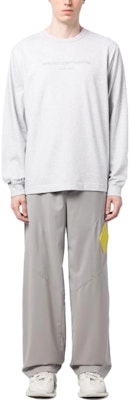 Alexander Wang FW23 Sudadera Unisex Logo Manga Larga Gris Jaspeado Claro. UCC3231643050 Lookbook Alexander Wang FW23 Sudadera Unisex Logo Manga Larga Gris Jaspeado Claro. UCC3231643050
