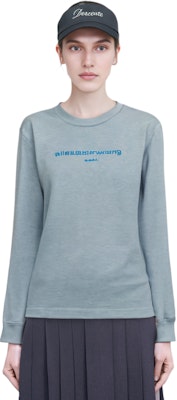 亚历山大·王 FW23 标志闪亮水洗长袖T恤 浅蓝色 男女同款 UCC32316434-51A Purchase 亚历山大·王 FW23 标志闪亮水洗长袖T恤 浅蓝色 男女同款 UCC32316434-51A