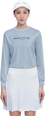 亚历山大·王 FW23 标志闪亮水洗长袖T恤 浅蓝色 男女同款 UCC32316434-51A Details for 亚历山大·王 FW23 标志闪亮水洗长袖T恤 浅蓝色 男女同款 UCC32316434-51A