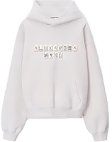 Alexander Wang FW23 Mahjong Pattern Pullover Sweatshirt Unisex - Heather Grey UCC4231644-054 Alexander Wang FW23 Mahjong Pattern Pullover Sweatshirt Unisex - Heather Grey UCC4231644-054