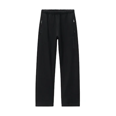 Alexander Wang FW24 Black Logo Embroidered Loose Casual Pants 6CC3244061-001
