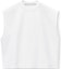 Order Alexander Wang FW24 Cotton Padded Logo Muscle Crewneck Vest White (). 6CC3241063100
