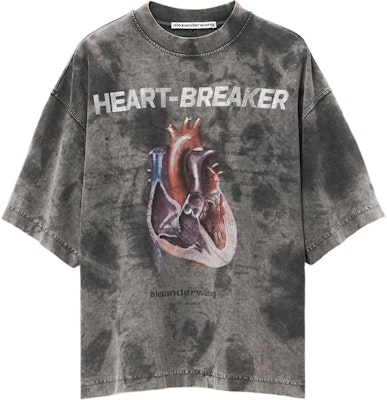 Alexander Wang FW24 Kaos Vintage Crewneck Unisex Abu-abu Letter Heart. UCC3241704023A Buy Alexander Wang FW24 Kaos Vintage Crewneck Unisex Abu-abu Letter Heart. UCC3241704023A