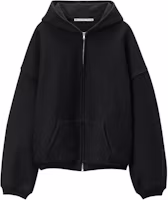 Alexander Wang FW24 Oversized Logo Embroidered Cotton Hoodie Men’s Black 6CC3242043001 Alexander Wang FW24 Oversized Logo Embroidered Cotton Hoodie Men’s Black 6CC3242043001