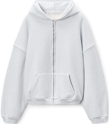 Alexander Wang FW24 Oversized Logo Embroidered Cotton Sweatshirt Light Grey . 6CC3242043050 Order Alexander Wang FW24 Oversized Logo Embroidered Cotton Sweatshirt Light Grey . 6CC3242043050