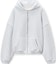 Order Alexander Wang FW24 Oversized Logo Embroidered Cotton Sweatshirt Light Grey . 6CC3242043050