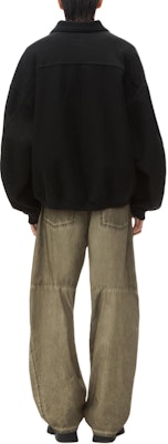 Alexander Wang FW24 Oversized Logo Long Sleeve Polo Shirt Men’s Black 6CC3241056001 Shop Alexander Wang FW24 Oversized Logo Long Sleeve Polo Shirt Men’s Black 6CC3241056001