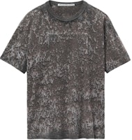 Alexander Wang FW24 Unisex Oversized Logo Embossed Splatter Grey Short Sleeve Tee UCC3241702099 Alexander Wang FW24 Unisex Oversized Logo Embossed Splatter Grey Short Sleeve Tee UCC3241702099