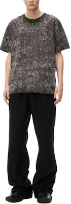 Alexander Wang FW24 男女同款 超大Logo浮雕潑墨灰短袖T恤 UCC3241702099 Lookbook Alexander Wang FW24 男女同款 超大Logo浮雕潑墨灰短袖T恤 UCC3241702099