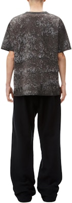 Alexander Wang FW24 男女同款 超大Logo浮雕潑墨灰短袖T恤 UCC3241702099 Shop Alexander Wang FW24 男女同款 超大Logo浮雕潑墨灰短袖T恤 UCC3241702099