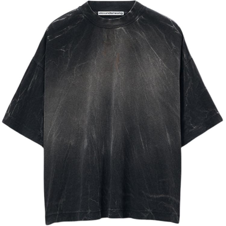 Order Alexander Wang Gradient Washed Vintage Crewneck T-Shirt Black 6CC3241062025A