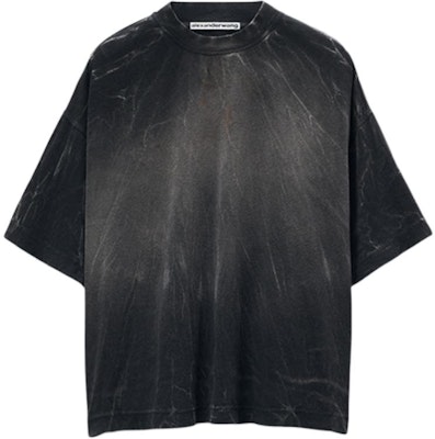 Alexander Wang Gradient Washed Vintage Crewneck T-Shirt Black 6CC3241062025A Order Alexander Wang Gradient Washed Vintage Crewneck T-Shirt Black 6CC3241062025A