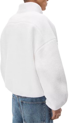 Alexander Wang 法式棉質半拉鍊黑色套頭圓領運動衫 6CC3231021 1