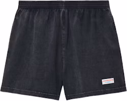 Alexander Wang Heavy Cotton Unisex Bodywear Shorts - Minimalist Black Loungewear UC2234074W011 Alexander Wang Heavy Cotton Unisex Bodywear Shorts - Minimalist Black Loungewear UC2234074W011