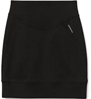 Order Alexander Wang 高腰緊身黑色棉質迷你裙 4CC2215022-001
