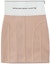 Buy Alexander Wang Skirt Cetak Huruf Pinggang Tinggi Kasual Rose Beige 1C195074260