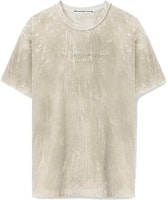 Alexander Wang Ice Grey Logo Print Unisex Short Sleeve T-Shirt. UCC2231622-076 Alexander Wang Ice Grey Logo Print Unisex Short Sleeve T-Shirt. UCC2231622-076