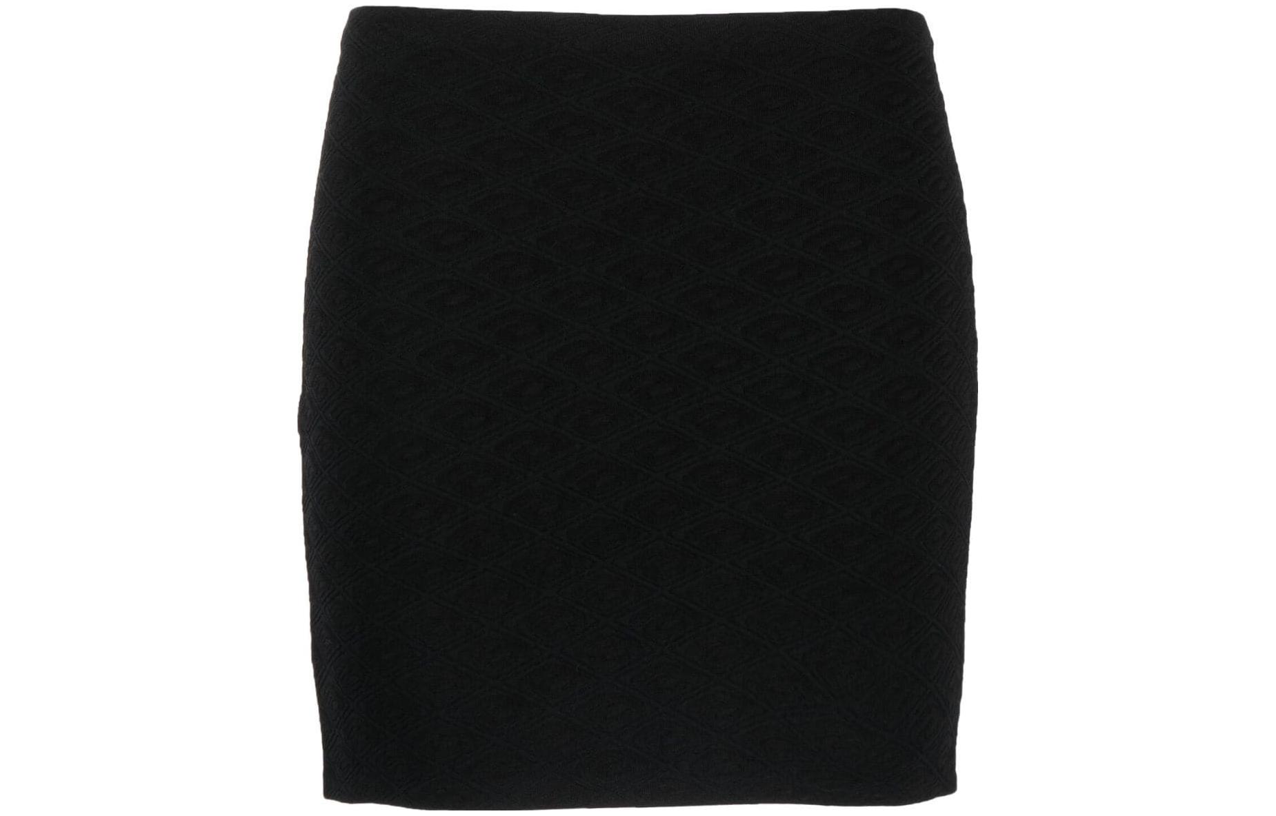 Alexander Wang Jacquard Black Mini Skirt 4KC3235055-001