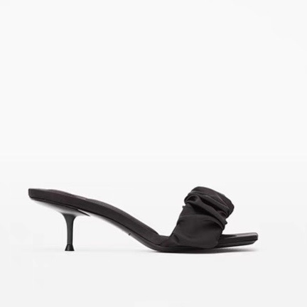 Alexander Wang Jessie Scrunchie Slide 'Black'