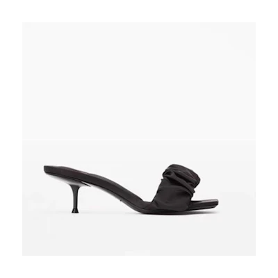 Alexander Wang Jessie Scrunchie Slide 'Black'