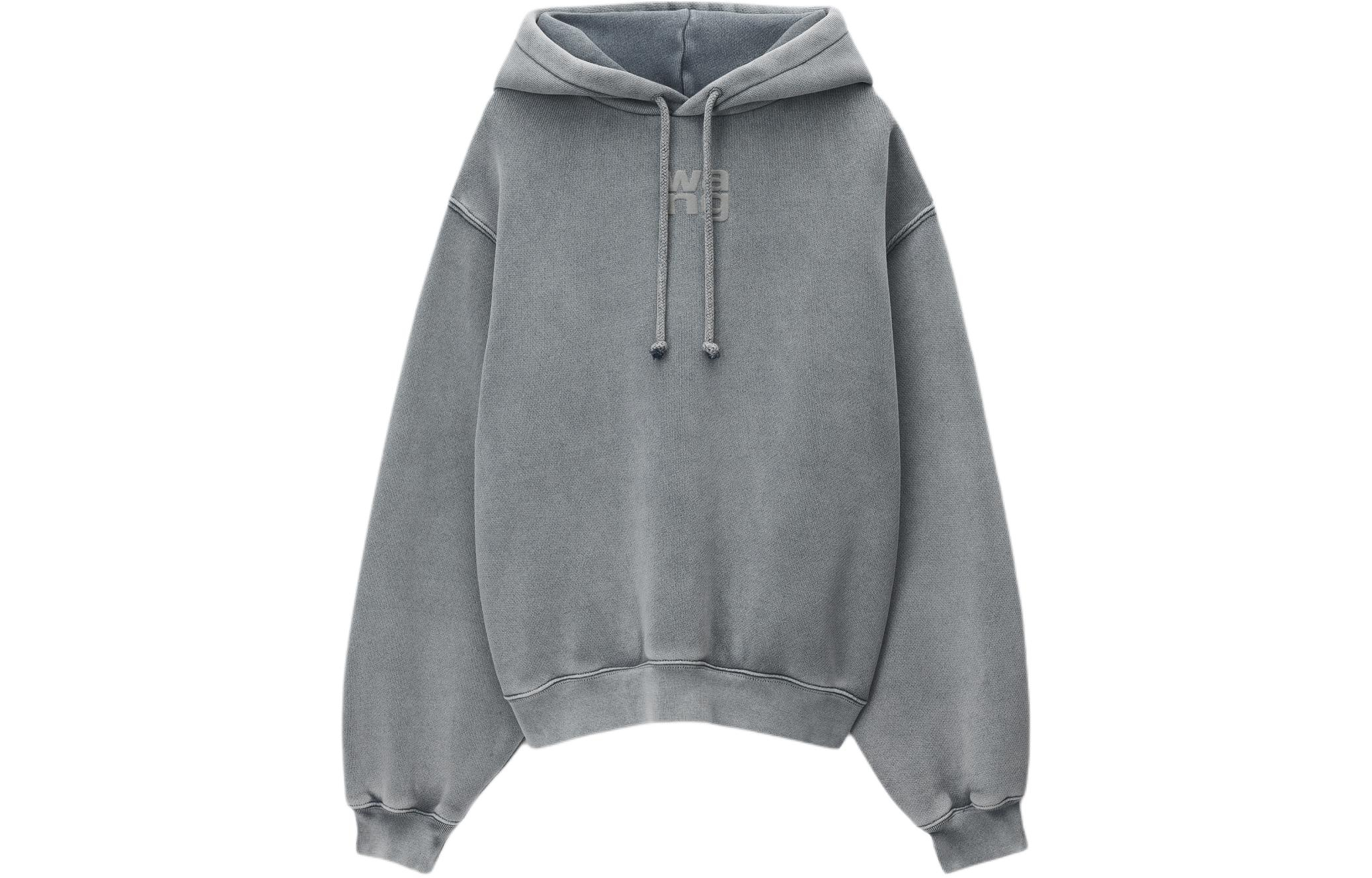 Order Alexander Wang Hoodie Unisex Logo Patch Bahan Terry. 4CC32220690-37A