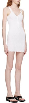 Alexander Wang Dress Wanita Putih Minimalis V-Neck Slim Fit Cami 4WC3236226-100 Shop Alexander Wang Dress Wanita Putih Minimalis V-Neck Slim Fit Cami 4WC3236226-100
