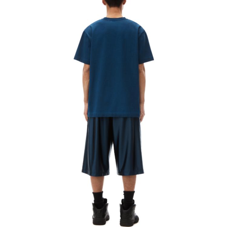 Shop 亞歷山大王亮面標誌短袖T恤 中性款 - 深海軍藍 UCC42316814-10B