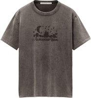 Alexander Wang Skyline Graphic Washed Carbon Grey Oversized T-Shirt Unisex. UCC3241708096A Alexander Wang Skyline Graphic Washed Carbon Grey Oversized T-Shirt Unisex. UCC3241708096A