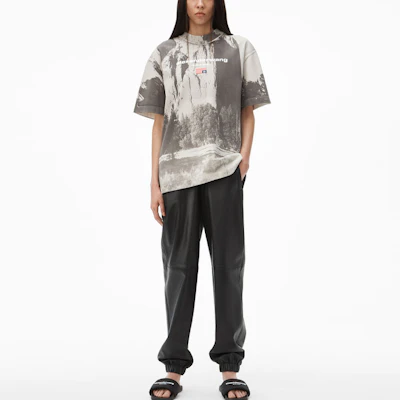Alexander Wang SS21 教堂岩圖案灰色短袖T恤 UCC2211419-020 Lookbook Alexander Wang SS21 教堂岩圖案灰色短袖T恤 UCC2211419-020